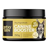 Petsy Labs Canine Booster mit Grünlippmuschel für Hunde, Hund Grünmuschelextrakt, Stärkt das Immunsystem, unterstützt Gelenke und Beweglichkeit, 150g Muschelextrakt Pulver