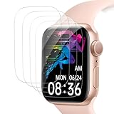 Carantee 4 Stück für Panzerglas für Apple Watch Series 4/5/6/se 40mm Schutzfolie, Flexible TPU für iwatch 40mm Displayschutz, Volle Abdeckung Klar Displayfolie für iwatch se 40mm Folie, Selbstheilung