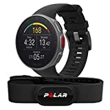 Polar Vantage V – Premium-Multisportuhr mit GPS Pulsuhr H10, optischer Pulsmessung und extrem langer Akkulaufzeit – Multisport und Triathlontraining – Herzfrequenz-Messgerät, Wasserdicht