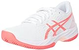 ASICS Damen Gel-Game 9 Clay/Oc Sneaker, White Sun Coral, 42.5 EU