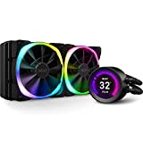 NZXT Kraken Z53 RGB 240mm - RL-KRZ53-R1 - AIO RGB CPU Liquid Cooler - Customizable LCD Display - Improved Pump - RGB Connector - Aer RGB 2 120mm Radiator Fans (2 Included)