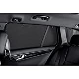 Satz Car Shades (Hintertüren) kompatibel mit Volkswagen Golf VII Variant 2013-2020 (2-teilig), Schwarz