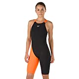 Speedo LZR Racer Pro Recordbreaker Kneeskin with Comfort Strap Female Black/Orange 18