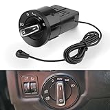 GEAREVER Scheinwerferschalter Mit Lichtsensormodul für VW GOLF 4 BORA Jetta PASSAT POLO, Scheinwerfer Steuerschalter Automatischer Lichtschalter Lampenschalter 1C0941531A 3BD941531