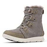 Sorel Damen-Winterstiefel, SOREL EXPLORER JOAN, Grau Quarry X Black, Gr. 41 EU