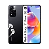 Xiaomi Redmi Note 11 Pro + 5G, Smartphone + Kopfhörer, 6 + 128 GB Handy Ohne Vertrag, 6,67'' 120 Hz FHD + AMOLED Display, 120 W HyperCharge, 108 MP Kamera, Graphite Gray (DE Version, )