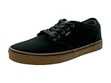 Vans Herren Atwood Sneaker, Schwarz Black Gum, 45 EU