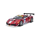 Bburago Ferrari 488 Challenge (Formula Racing '17): Modellauto im Maßstab 1:24, Ferrari Racing Serie, Türen zum Öffnen, 19 cm, rot #11 (18-26308)