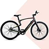 trends4cents Urtopia Smartes Voll-Carbon E-Bike Gr. M, Modell Rainbow (schwarz Mehrfarbig) 35Nm Blinker Projektion Anti Diebstahl Navi App Sprachsteuerung KI Ultraleicht