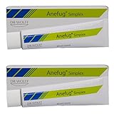 Anefug simplex 2 x 40ml Sparset - Getönte Creme für unreine und zu Akne neigende Haut - mild desinfizierend und hautberuhigend - mit Pharma Perle give-away