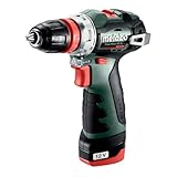 Metabo PowerMaxx BS BL Q Akku-Bohrschrauber 12V (Schrauber mit 2x Akku und Ladegerät in Kunststoffkoffer) # 601749500