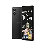 Sony Xperia 10 VI (5.000 mAh Akku, 6,1 Zoll 21:9 OLED, DREI optische Brennweiten, Leicht und kompakt, 3,5mm Audio, Android 14, IP65/68, Dual SIM, schwarz, 24+12 Monate Garantie [Amazon Exklusiv]