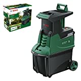 Bosch Leisehäcksler AXT 22 D (2.200 W; geeignet für Holz, Hecken und Dornensträucher; integrierte Fangbox 53 l; in Karton)