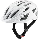 ALPINA DELFT MIPS - Sicherer, Leichter & Individuell Anpassbarer MIPS Fahrradhelm Mit Fliegennetz Für Erwachsene, white matt, 55-59 cm