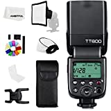 Godox TT600 2.4G Wireless GN60 Master/Slave Camera Flash Remote Control Off Board HSS Speedlite Universal Flash with One Contact for Canon Nikon Sony Pentax Olympus Fuji Lumix…