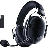 Razer BlackShark V2 Pro (2023) für PC - Kabelloses Premium Esports Headset (HyperClear Super-Breitband-Mikrofon, Triforce Titanium 50mm Treiber, HyperSpeed Wireless-Technologie, 70 Std) Schwarz