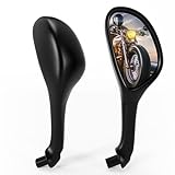 Artudatech Motorrad Spiegel für Gilera Runner 50 125 180 200 FXR SP VXR Roller Spiegel Moped Zubehör Motorcycle Side Mirrors