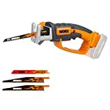 WORX WG894E.9 Säbelsägen 20V - ideal für Sägearbeit mit Holz/Stahl - max. Schnittiefe 60mm - PowerShare kompatibel - ohne Akku & Ladegerät