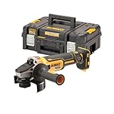 Dewalt 18 Volt 125 mm Akku-Winkelschleifer DCG405NT (bürstenloser Motor, 9.000 U/min, M14, inkl. Schutzhaube, Zusatzhandgriff, Schnellspannmutter, Lieferung ohne Akku, Ladegerät und Trennscheibe)