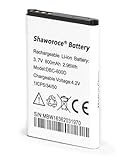 SHAWOROCE 800mAh 3,7V Akku DBC-800D DBP-800B DBC-800B Kompatibel mit Doro Telefon 6620 6530 6520 6050 5030 2424 1361 1360 1350 5516 6551 6526 Phone Easy 500 508 611 Li-Ionen Li-ion Batterien