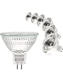 Simusi MR16 Halogen Leuchtmittel, Halogen 12V 20W MR16, GU5.3 Halogen 20W Deckenglühbirnen 2 Pin dimmbar, Halogen Spot Glühbirnen, Halogen Reflektor 2700K Warmweiß, 6er Pack