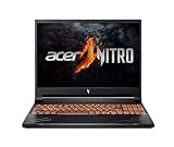 Acer Nitro V16 (ANV16-41-R961) Gaming Laptop | 16" WUXGA 165Hz Display | AMD Ryzen 7 8845HS | 16 GB RAM | 1 TB SSD | NVIDIA GeForce RTX 4060 | Windows 11 | QWERTZ Tastatur | schwarz