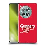 Head Case Designs Offizielle Arsenal FC Gunners Rot Wappen 2 Soft Gel Handyhülle Hülle kompatibel mit OnePlus 12