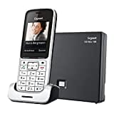 Gigaset SL450A GO - Schnurloses Analog & VoIP DECT-Telefon mit Anrufbeantworter - Bluetooth - brillantes Farbdisplay - großes Adressbuch - top Sprachqualität - einstellbare Audioprofile, schwarz