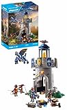 PLAYMOBIL Novelmore 71483 Ritterturm mit Schmied und Drache, spannender Kampf zwischen den Novelmore-Rittern und Burnham Raiders, detailreiches Spielzeug für Kinder ab 4 Jahren