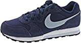 Nike MD Runner 2 PE (GS) Sneaker, Midnight Navy/Light Armory Blue, 40 EU