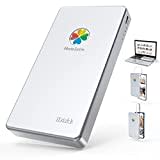 iDiskk 2TB (2000GB) Lightning Externe Festplatte, 【MFi-zertifizierte】 -Speicherplatz 3-in-1 USB-C Tragbare Festplatten für iPhone/iPad/Mac/PC und neueste Type-C Telefone （Sliver）