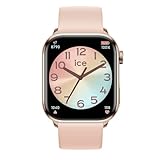 ICE-WATCH - Ice smart 2.0 Rose-Gold Nude - Rosafarbene Connected Watch mit rosafarbenem Silikonarmband für Frauen - 022538 (1,96 inch)