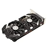 GTX1060 6 GB GDDR5 192-Bit-Gaming-Grafikkarte, 4K HDR 8008 MHz Speicherfrequenz-Computergrafikkarte, GPU-Grafikkarte mit Zwei Lüftern(6 GB)