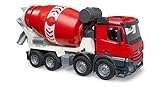 bruder 03655 - MB Arocs Betonmisch LKW - 1:16 Fahrzeuge, Betonmischer, Lastwagen, Transporter, Mischwagen, Baufahrzeug, Spielzeug ab 4 Jahre