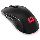 Lioncast ® LM60 Gaming Maus mit Kabel [PROGRAMMIERBARE Tasten] - Gaming-Mäuse für PC - Beste MMO Gaming-Maus USB - Maus mit RGB Beleuchtung - Gaming Maus Schwarz - Computer Maus - PC Maus mit Kabel