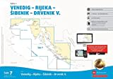 Sportbootkarten Satz 7: Adria 1 (Ausgabe 2021/2022): Venedig - Rijeka - Sibenik - Drvenik V.