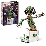 LEGO Marvel Tanzender Groot, animierte Minifigur eines Charakters aus Guardians of The Galaxy, interaktives Spielset, Superheldengeschenk für Jungen und Mädchen 76297