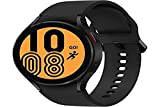 Samsung Galaxy Watch 4 44mm Smartwatch Watch, Gesundheitsüberwachung, Fitnesstracker, Lange Akkulaufzeit, Bluetooth, Schwarz, 2021 [Italienische Version]