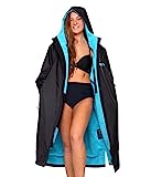 Dryrobe Advance Langarm, Schwarz Blau, Schwarz , S