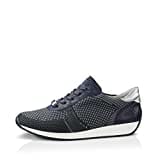 ara LISSABON Sneaker Damen, Blau (Blau-Grau, Blau/Silber 08), 42 EU