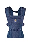 Ergobaby Aerloom Babytrage für Neugeborene bis zum Kleinkind, 3-Positionen Ergonomische Babybauchtrage Rückentrage Baby-Tragetasche aus Formaknit Material, Aurora