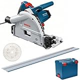 Bosch Professional GKT 55 GCE + FSN 1400 Tauchsäge Schnitttiefe max. (90°) 57mm inkl. Koffer 1400W