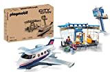 PLAYMOBIL City Action 71153 Flughafen mit Flugzeug und Tower, Mit 2 in 1 Wendekarton als umweltfreundliche Verpackung, Spielzeug für Kinder ab 4 Jahren [Exklusiv bei Amazon]