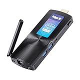 MeLE PCG02 Mini PC Stick Lüfterlos Windows 11 Pro J4125 8G 128G Micro Desktop Computer HDMI 4K 60Hz, BT4.2, 2.4G/5.8G Dual Wi-Fi5, USB3.0, Gigabit Ethernet für Arbeit, Home Entertainment, Werbebanner