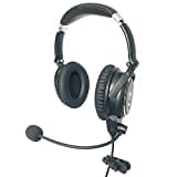 UFQ A7 ANR Aviation Headset, Version 2020 mit Metallschaft, haltbarer, könnte eine kleine Boss A-20 sein, aber bequemer, klarer Kommunikation, großartige Klangqualität für Musik MP3-Eingang