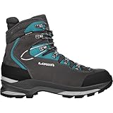 LOWA Damen Mauria Evo GTX Wide Schuhe, Anthracite-Turquoise, 42.5