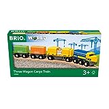 BRIO 33982 - Güterzug mit DREI Waggons