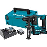 Makita HR166DSMJ Akku-Bohrhammer für SDS-PLUS 10,8 V / 4,0 Ah, 2 Akkus + Ladegerät im MAKPAC Petrol