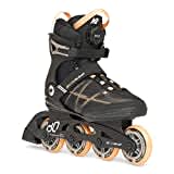 K2 Skates Damen Inline Skates ALEXIS 80 BOA, black - peach, 30H0100.1.1.090