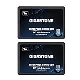 Gigastone NAS SSD 1TB SSD Festplatte (2er-Pack) TLC Hohe Dauerhaltbarkeit SSD für 24/7 Dauerbetrieb NAS-Systeme RAID 2,5 Zoll SATA III Internes Festkörper-Laufwerk NAS Caching